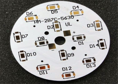 O diodo emissor de luz mancha a placa clara do PWB do alumínio, espessura de alumínio do Cu da placa 1oz do PWB fornecedor
