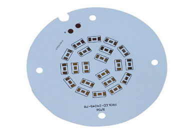 O diodo emissor de luz mancha a placa clara do PWB do alumínio, espessura de alumínio do Cu da placa 1oz do PWB fornecedor